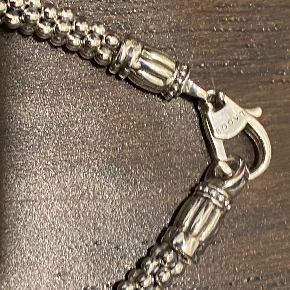 LAGOS S/S Caviar rope bracelet - Picture 2 of 4